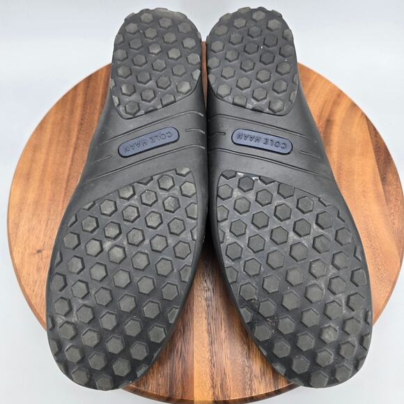 Cole Haan Shoes Mens 14 M Black Leather Tucker Venetian Moc Toe Casual Loafers - Picture 8 of 9